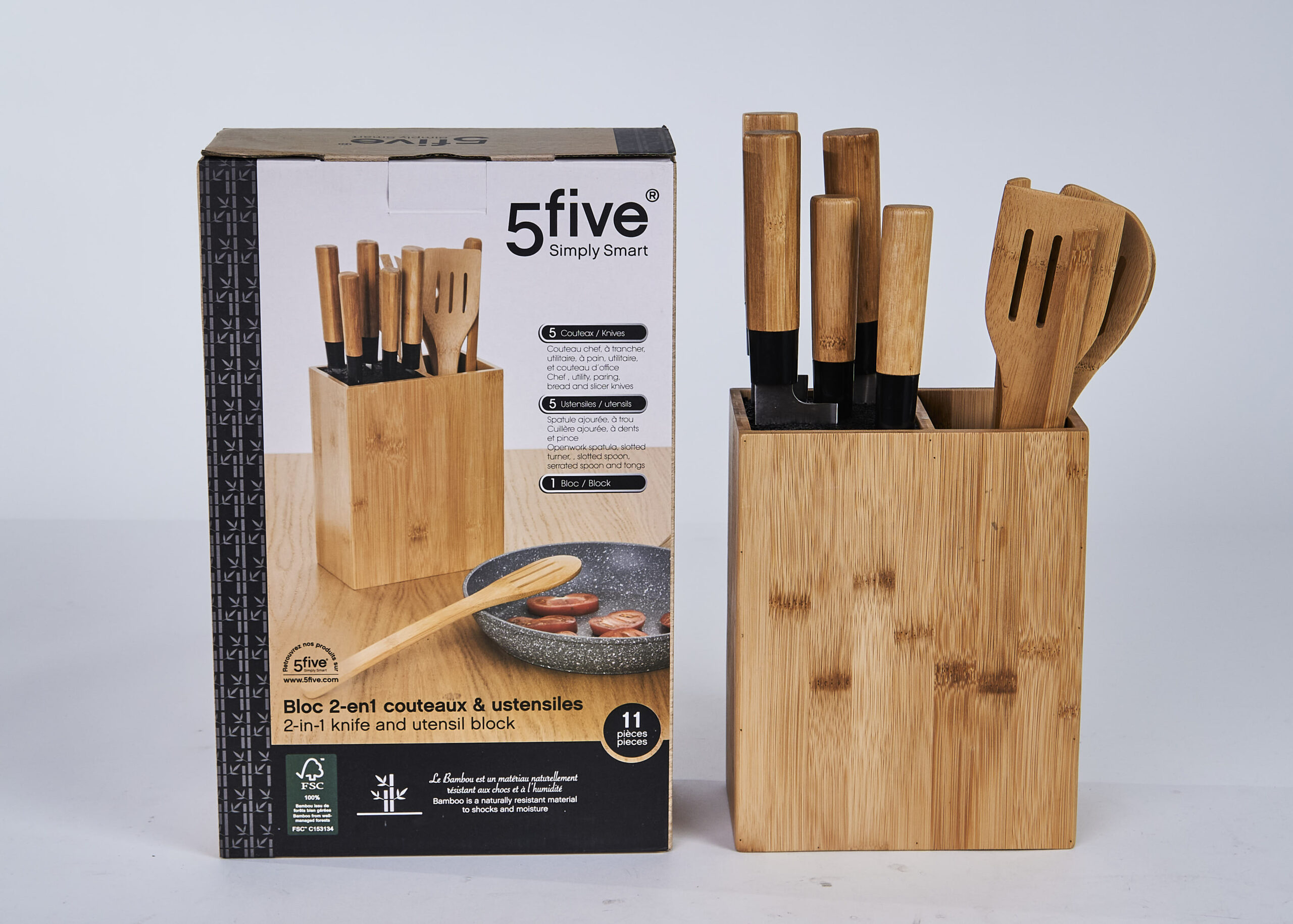 5five Simple Smart Knife & Utensil Block – Adam & Eve Luxury Homeware Store